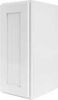 Wall Kitchen Cabinets, RTA Cabinets, White Shaker Cabinet, Wall Mounted, RTA Upper Cabinet, Modern for Kitchen and Bathroom with Door (White, 12" W x 36" H x 12" D)