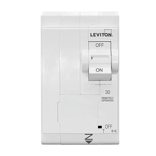 Leviton LB230-ST 2nd Gen Smart Circuit Breaker with Remote Control, Standard, 2-Pole 30 Amp, 120/240-Volt and 120/208-Volt, 10kA Interrupt Rating