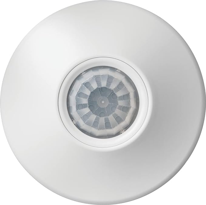 SensorSwitch Ceiling Motion Sensor, Passive Infrared PIR Occupancy Sensor, 360° Small Motion Detection, Indoor Use, Low Voltage, Standard Range