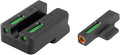 Truglo TFX PRO Handgun Sight, Glowing Shock Proof Tritium and Fiber Optic Night by TruGloInc-Sports