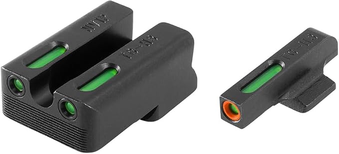Truglo TFX PRO Handgun Sight, Glowing Shock Proof Tritium and Fiber Optic Night by TruGloInc-Sports