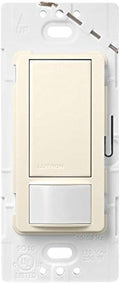 Lutron Maestro Motion Sensor Light Switch Indoor for Bathroom, Garage, Laundry Room, Closet, Occupancy Sensor Light Switch, Single-Pole, No Neutral, MS-OPS5M-BI