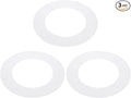 PATIKIL 5" ID 7.5" OD Plastic Trim Ring, Translucent Matte White by PATIKIL