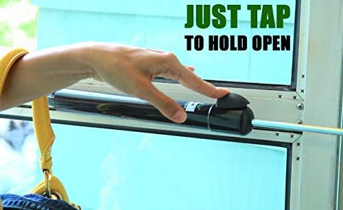 Touch 'n Hold Smooth Dual Door Closer System (Almond) – Heavy-Duty - Touch-Button Hold Open Feature & Smooth Closing Motion - Storm & Security Door (Medium/Heavy Weight). New Door/Replace Old Unit