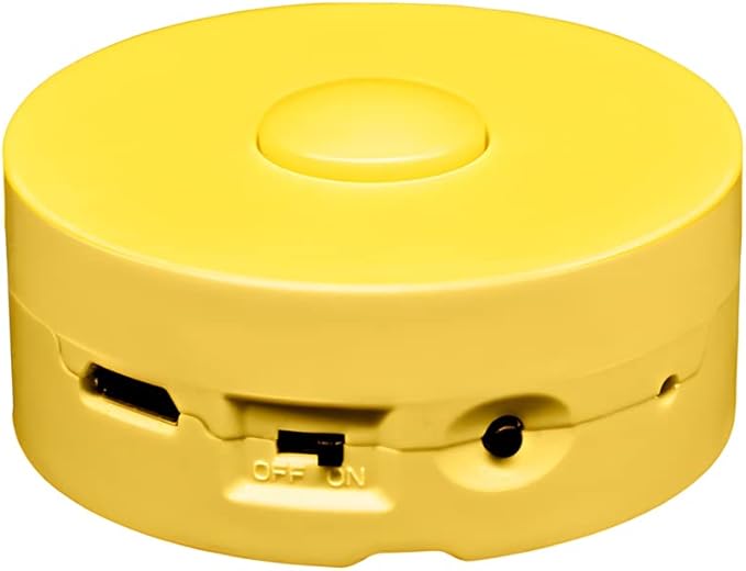JRGKJCP 16 Minutes Voice Recorder, Record Custom Message for Crafts, Stuffed Bear, Baby Doll, and Pillow (Yellow)