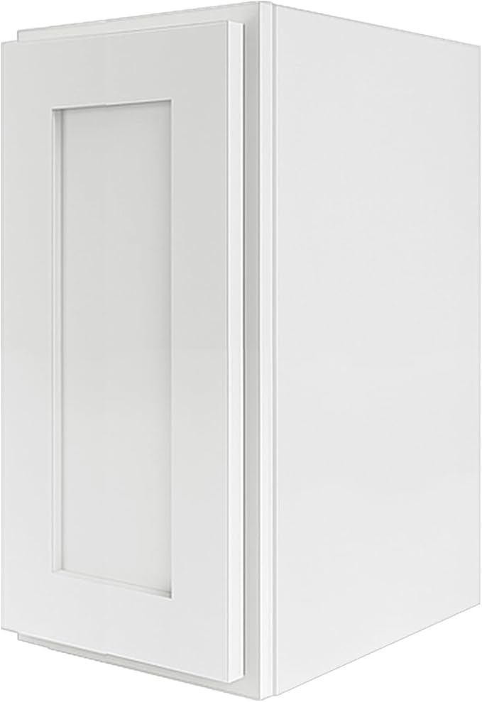 Wall Cabinet, Kitchen Wall Cabinet, Medicine Cabinet, 2 Adjustbale Shelves, Unassemble, Shaker Style, 12 Inch Wide x 30 Inch High x 12 Inch Deep