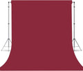 Wine Red Photography Backdrop for Photoshoot, Photo Backdrop Curtain, Perfect by TERSUM