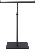 Polmart Countertop Adjustable T-Bar Display Stand Stand for Handbags, Wreaths, Hats, Scarves, Jewelry & Crafts，Wear-resistant, quiet and sturdy metal base – Black