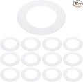 PATIKIL 4.3" ID 6.7" OD Plastic Trim Ring, Translucent Matte White by PATIKIL