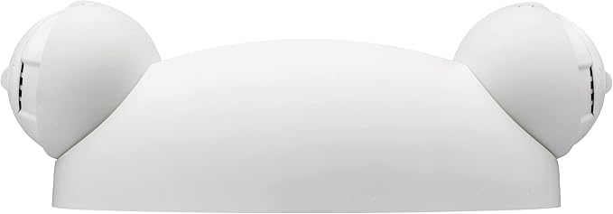Lithonia Lighting Quantum Emergency Light, Contemporary Commercial LED Emergency Lights with 2 Aimable Lamp Heads, Ceiling or Wall Mount, White Thermoplastic, 120/277V Dual Voltage (ELM4L)