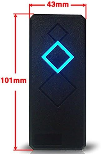 MENGQI-CONTROL Request to Exit PIR Motion Sensor 4 Doors Network RFID Access Control 600 LBS Magnetic Lock 110-240V Power Supply Box RFID Reader Keyfobs/Cards APP remotely Open Door