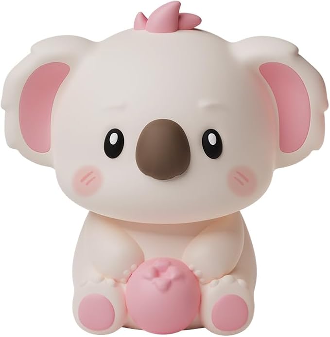 ICARER FAMILY Baby Night Light with Touch Sensor, Koala Rechargeable Nursery Lamp for Kids Room, Dimmable Soft LED Nightlight for Breastfeeding, Bedside, Sleep Aid (Koala)