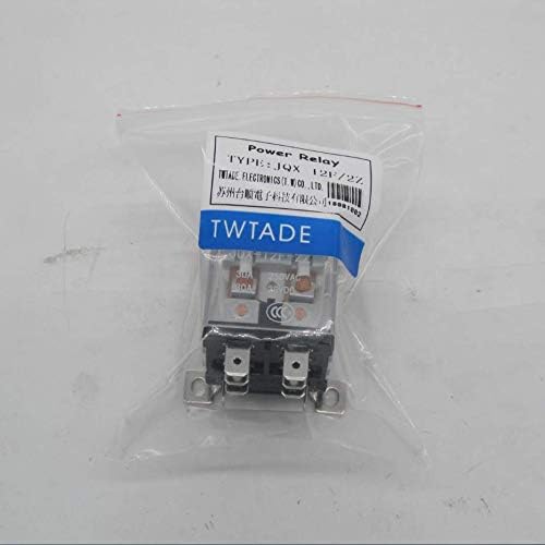 TWTADE/JQX-12F-2Z DC 24V Coil Voltage 30A DPDT 2NO+2NC General Purpose High Power Relay 8 Pin