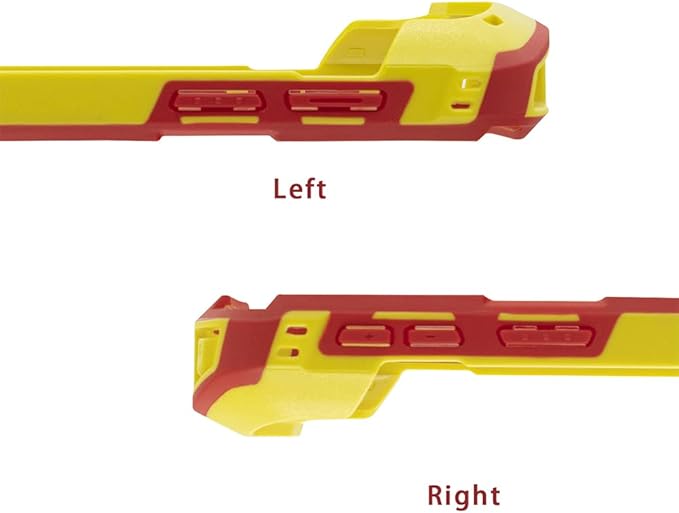 Protective Cover Bumper Case Rugged Boot with Hand Strap for Zebra TC51 TC510K TC52 TC56 TC57 (Red+Yellow)