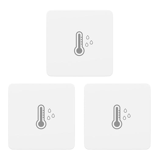 THIRDREALITY Zigbee Temperature and Humidity Sensor Lite 3Pack, Smart by ThirdReality