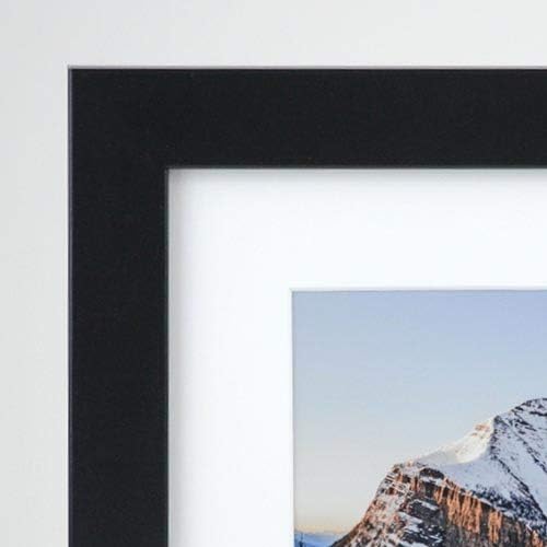 Frame It Easy 33 x 33 Black Wood Frame (Derby)