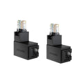 2PCS RJ45 Male to Female Adapter by Strhowill