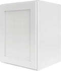 Wall Kitchen Cabinets, RTA Cabinets, White Shaker Cabinet, Wall Mounted, RTA Upper Cabinet, Modern for Kitchen and Bathroom with Door, 2 Adujustable Shelves (White, 18" W x 30" H x 12" D)
