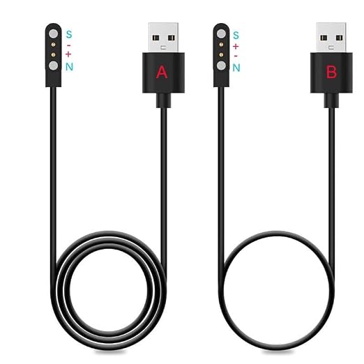 Smart Watch Charger 4mm, Strong Magnetic Universal Charger, USB Charging Cable by Unknown