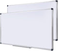 Magnetic Whiteboard -2 Pack 60" x 40" Large Magnetic Dry Erase Board with Removable Marker Tray| Wall-Mounted Aluminum Message Presentation White Board for Home Office Classroom