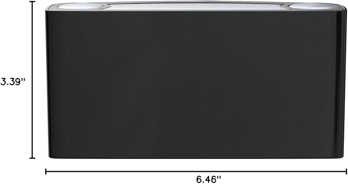 Mesqool Digital Alarm Clock for Bedroom, 7.5" Big Display, 7-Color Night Light,USB & Type C Charger, Dimmer,12/24 H,Plug-in Easy to Set Alarm Clock for Teens, Kids, Heavy Sleepers