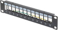 NavePoint 10 Inch Wide 12-Port Modular Patch Panel by NavePoint