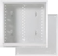 Legrand - OnQ 14 Inch Cable Management, Structured Media Box, In-Wall Enclosure, no cover, Glossy White, EN1480