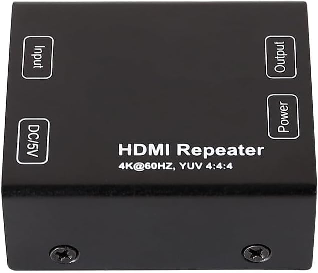 DTECH HDMI Signal Amplifier Booster Repeater 4K 60Hz YUV 444 18Gbps 1080P HDCP 2.2 CEC 3D 4K2K Extender Boost up to 164 Feet Compatible with VR TV Box Blu-ray Player HDTV Monitor Projector Computer