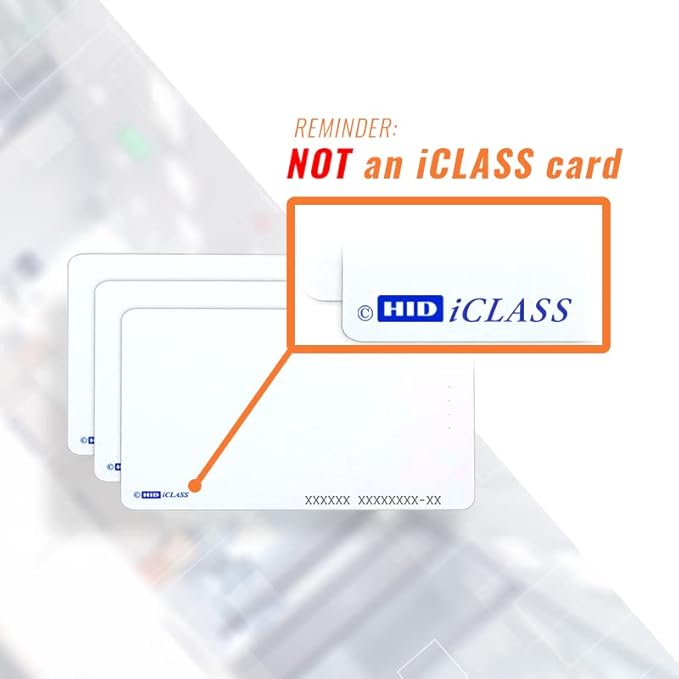 Custom Programmed Door Access Cards Prox - Compatilbe with 26 bit H10301 Format HID 1386 ISOProx II (50)