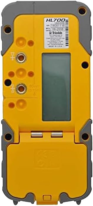 Spectra Precision HL700 Laserometer with Rod Clamp for Rotary Laser Levels, Digital Readout Receiver for Construction Grade Checking, Elevation Control and Survey Layout Applications