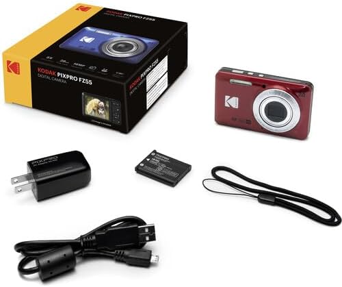 Kodak PIXPRO FZ55 Digital Camera, 16MP Compact Point & Shoot, 5X Optical Zoom - Image 4