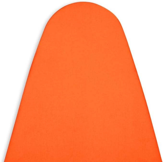 Encasa XO Ironing Board Cover and Pad 42"x14" - 4mm Felt Medium Iron Board Cover with Padding - Heat Resistant, Stain-Safe Dye, Non Slip Elastic Bungee Cord Tightening Iron Table Cover Orange
