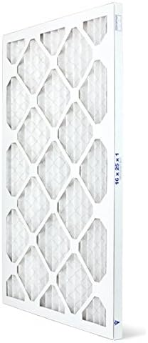 16x25x1 Air Filter ALLERGY by AIRx Filters MERV 11 Pleated 16x25x1 Furnace Filter for HVAC Systems - Made in the USA - Box of 6