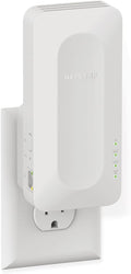 NETGEAR WiFi 6 Range Extender (EAX17) - AX3000 Dual-Band Wireless Signal Booster & Repeater (up to 3.0 Gbps Speed) - Add up to 1,500 sq. ft., 20 Devices - WPA3 Security, One WiFi Name