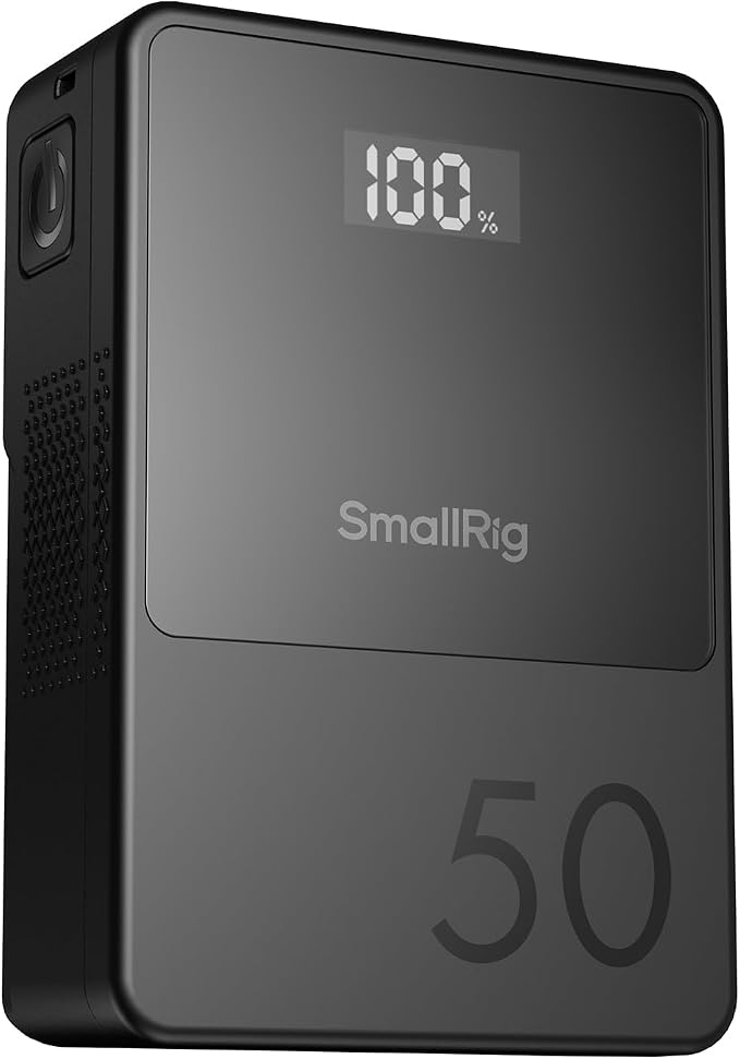SMALLRIG V Mount Battery VB50, 50Wh / 3400mAh V Mount Battery by SmallRig