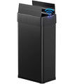 TLSUNNY 18.5 Gallon Automatic Trash Can, Stainless Steel Motion Sensor Garbage bin, Smart Trash Can W/Butterfly Lid, Bag Retainer Ring and Display Light for Living Room,Kitchen,Office (Black, 70L)