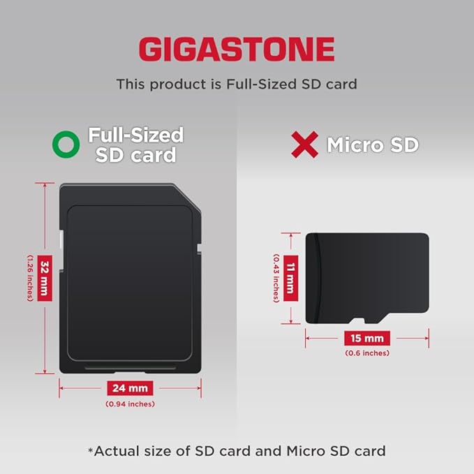 【5-Years Data Recovery】 GIGASTONE 64GB SD Card 2-Pack, 4K Camera Pro, UHS-I A1 - Image 2