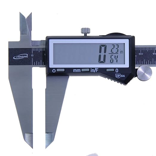 iGaging EZ CAL IP54 0-12" Super Large LCD Display Digital Caliper
