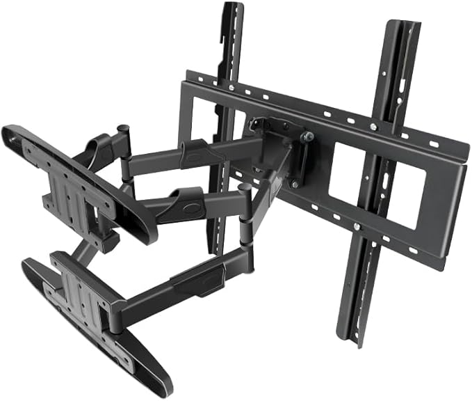 WANDEMEI Rotating TV Mount for 40-75 Inch LCD LED OLED Screen, Vertical and Horizontal Wall Mount, Swivel & Tilt & Extend & Leveling, MAX VESA 600x500mm, Holds up to 100 Lbs, DY639XZ