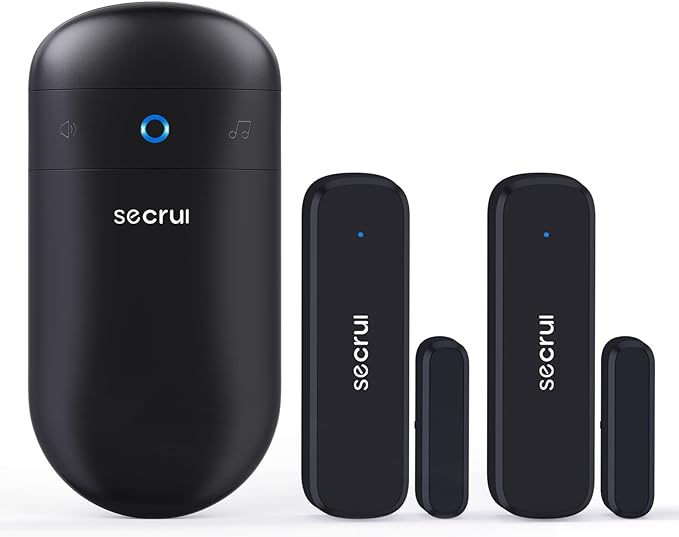 Door Chime, Door Sensor Chime for Door Opens – Door Ringer with 500ft Operating Range 52 Chime Adjustable Volume Mute Mode LED Indicators –Entry Alert Chime for Business/Home