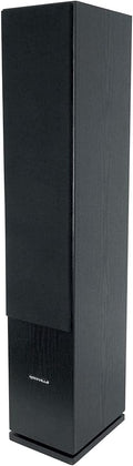 Rockville RockTower 68B Passive Tower Speaker, 8 Ohm, Black, High-Fidelity Sound, Detachable Grille, 3-Way, 6.5", 500W, MDF, Perfect for Home Audio