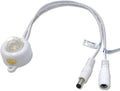 DC 6V 12V-24V 5A PIR Motion Activated Body Sensor Switch with DC Cable for LED Strip Light ((Roundness(with Light Sensor), White)