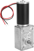 Reversible Gear Motor, 24V 8mm Shaft Gear Motor High Torsion Speed Reduce Electric Motor for Curtain Machine Advertising Equipment Window Opener Smart Device (10RPM)