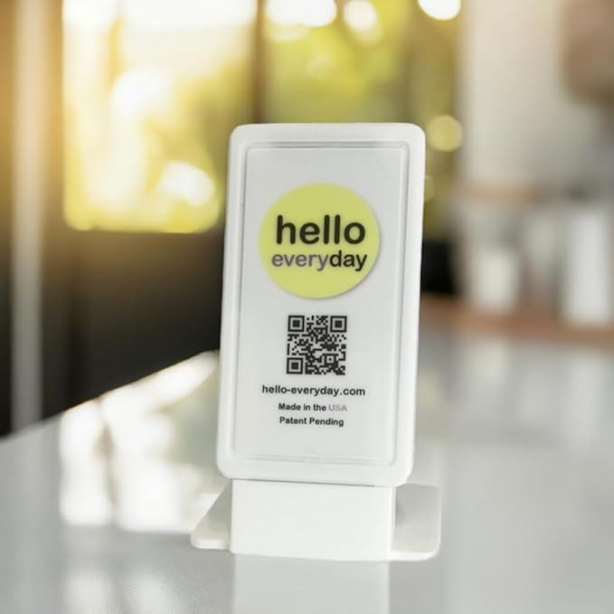 Hello Everyday Home Wellness Monitoring Sensor, Plug-in Activity Tracker, Privacy-First Daily Check-in System, Made in USA