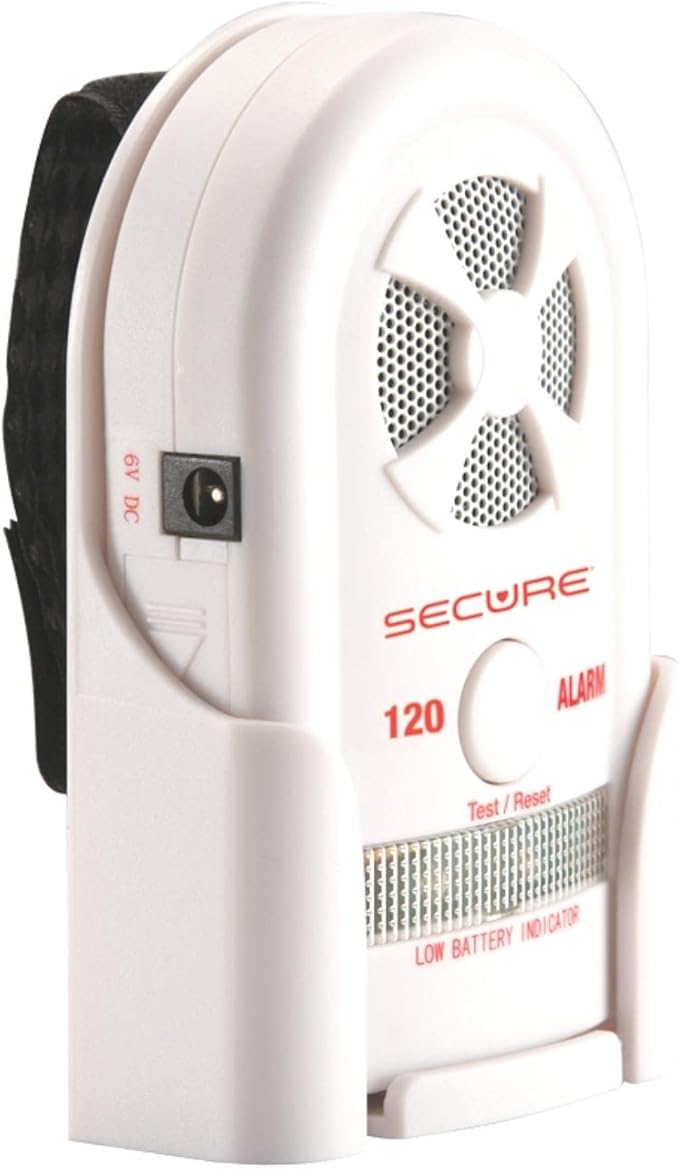 Secure Bed Exit Alarm for Elderly Adults Fall Prevention - 80-120 dB Monitor,12x30 Weight Sensing Pressure Pad - Caregiver Alert System for Seniors, Dementia Patients to Know When They Get Up