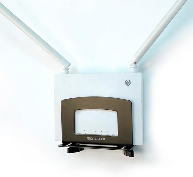 Monzlteck Adjustable Small Device Wall Mount Or VESA Mount Behind The Monitor |Design for Streaming Media Player, Switch, WII,Cable Boxes, Modems,Router,Power,mini pc,Mac mini,OptiPlex MFF and More
