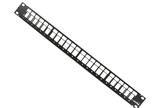 Leviton 49255-H24 QuickPort Patch Panel, Cable Management Bar Included by Leviton