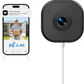 2K Window Camera, 5Ghz & 2.4Ghz WiFi Security Camera by DETIKO