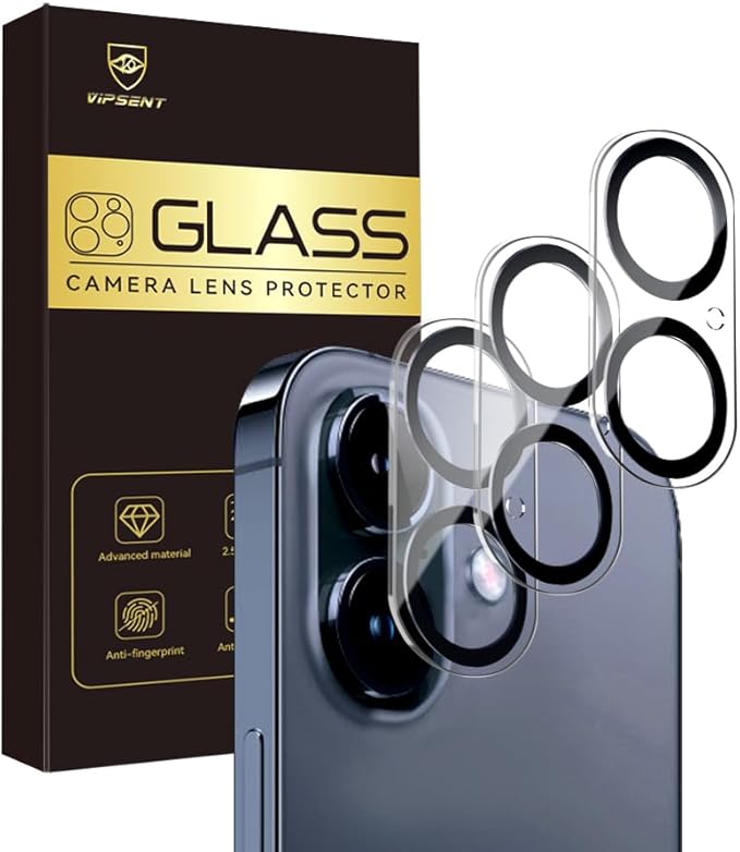 Camera Lens Protector for iPhone 16 6.1" / iPhone 16 plus 6.7"/ iPhone17 6.3" by Vipsent