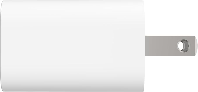 Belkin USB C Charger Block 20W, iPhone Charger Fast Charging - iPhone 17, Air, Pro, Pro Max, Samsung Galaxy S25, Google Pixel 10, iPad, AirPods, Apple Watch, Nintendo Switch 2 & More - White